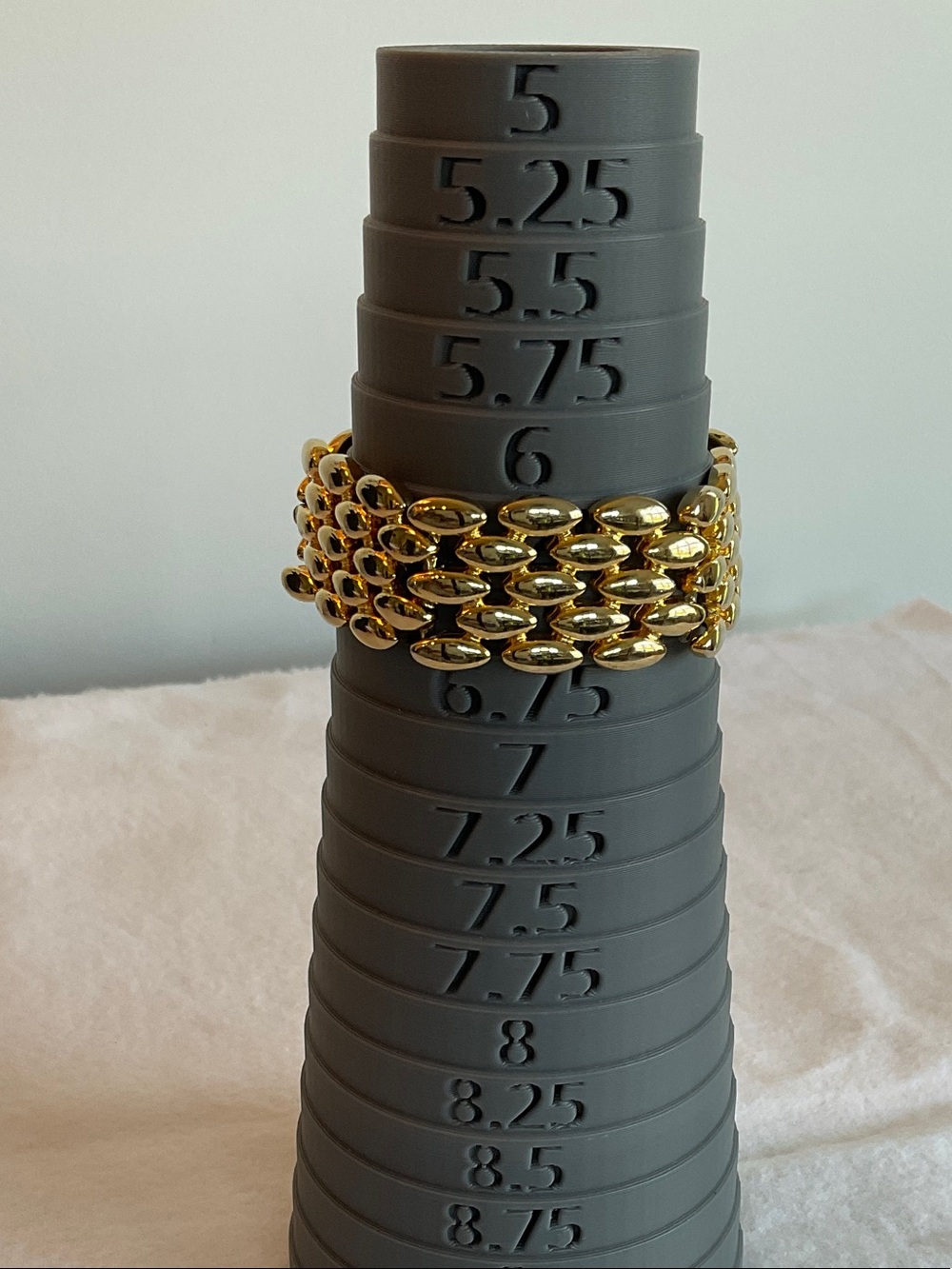 Gold Tone Metal Bracelet